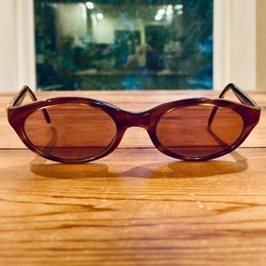 Vintage Fendi Tortoiseshell Oval 4286 Sunglasses